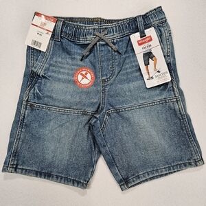 Wrangler Five Star Skater‎ Relaxed Boys Blue Denim Pull On Shorts Size M Size 8